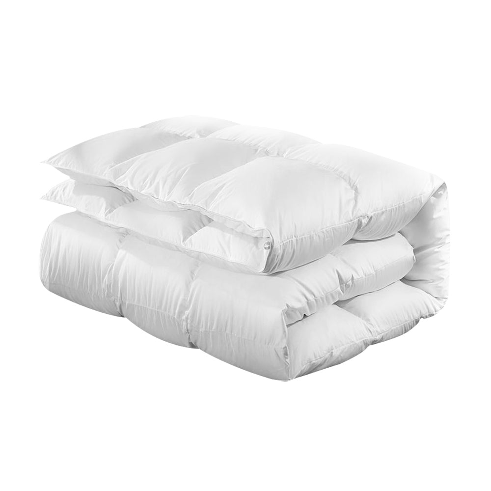 Nuvola Premium Ultra Warm 800GSM Goose Down Feather Quilt | Thermal Warmth Goose Duvet