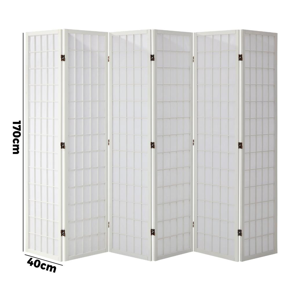 Kyoto Timber and Fabric Room Divider & Privacy Screens | Traditional Room Panel Dividers