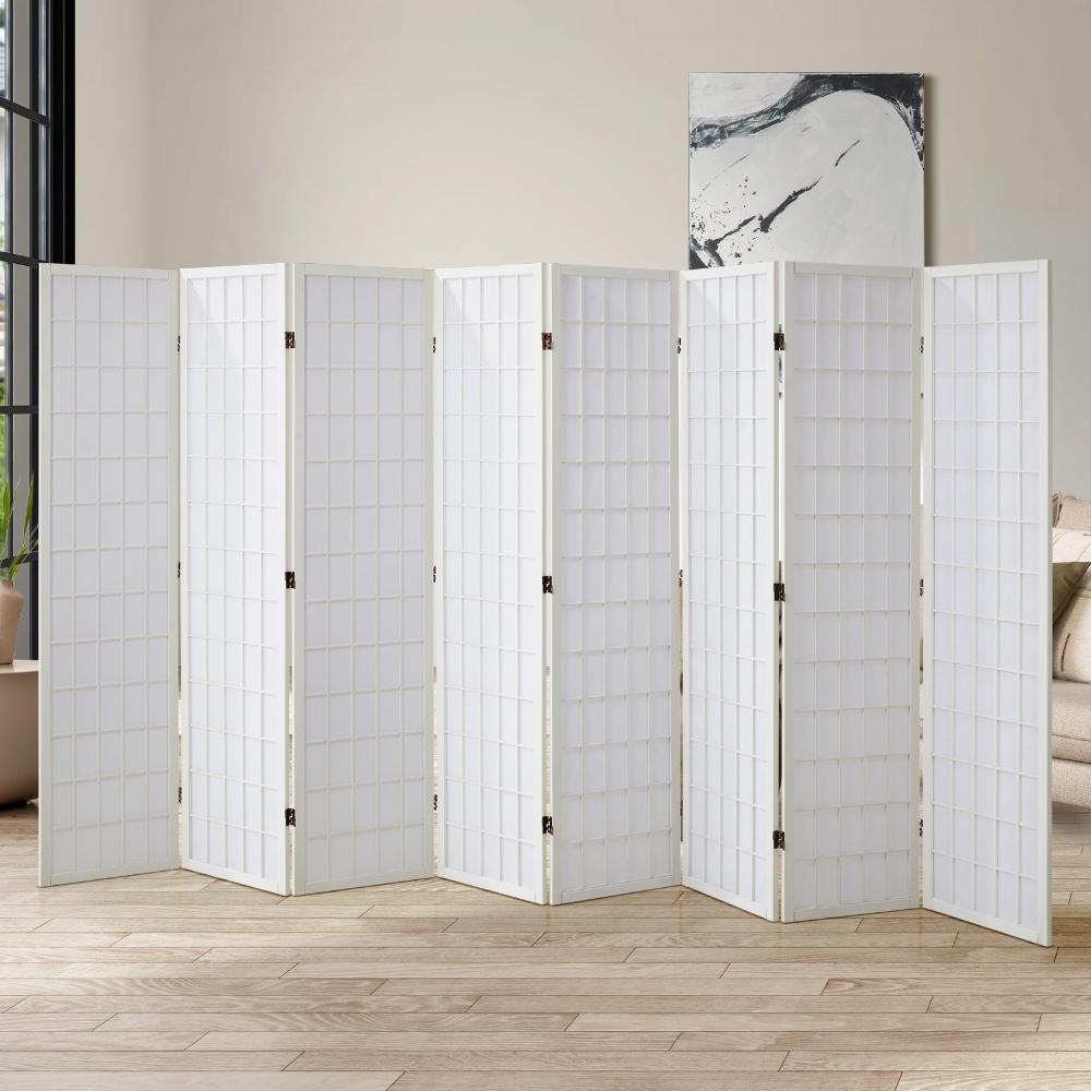 Kyoto Timber and Fabric Room Divider & Privacy Screens | Traditional Room Panel Dividers