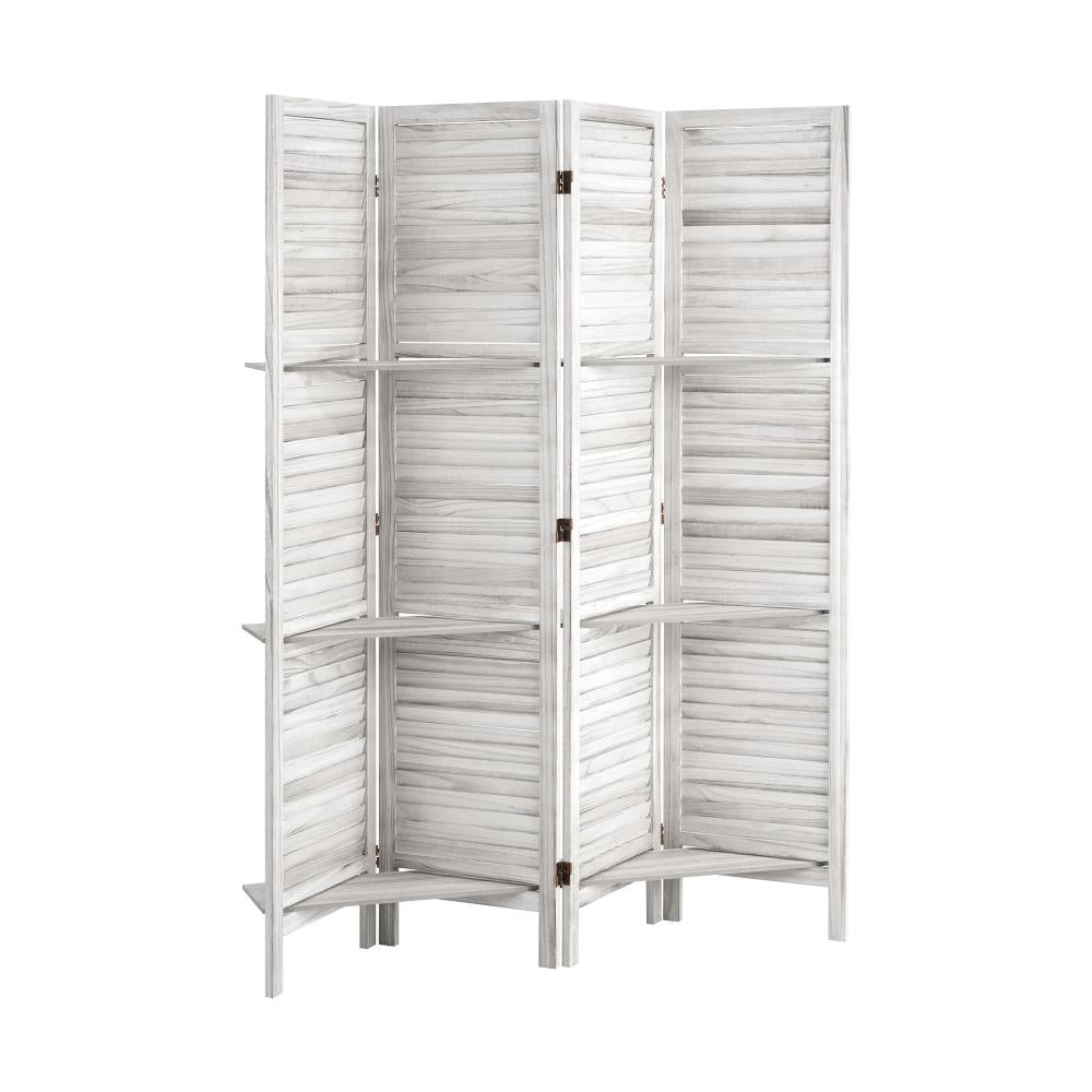 Amalfi Timber Louvre Room Divider Privacy Screen| Versatile Room Panel Divider Display