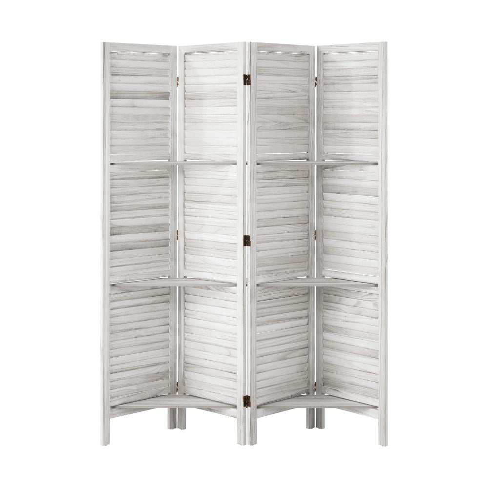 Amalfi Timber Louvre Room Divider Privacy Screen| Versatile Room Panel Divider Display