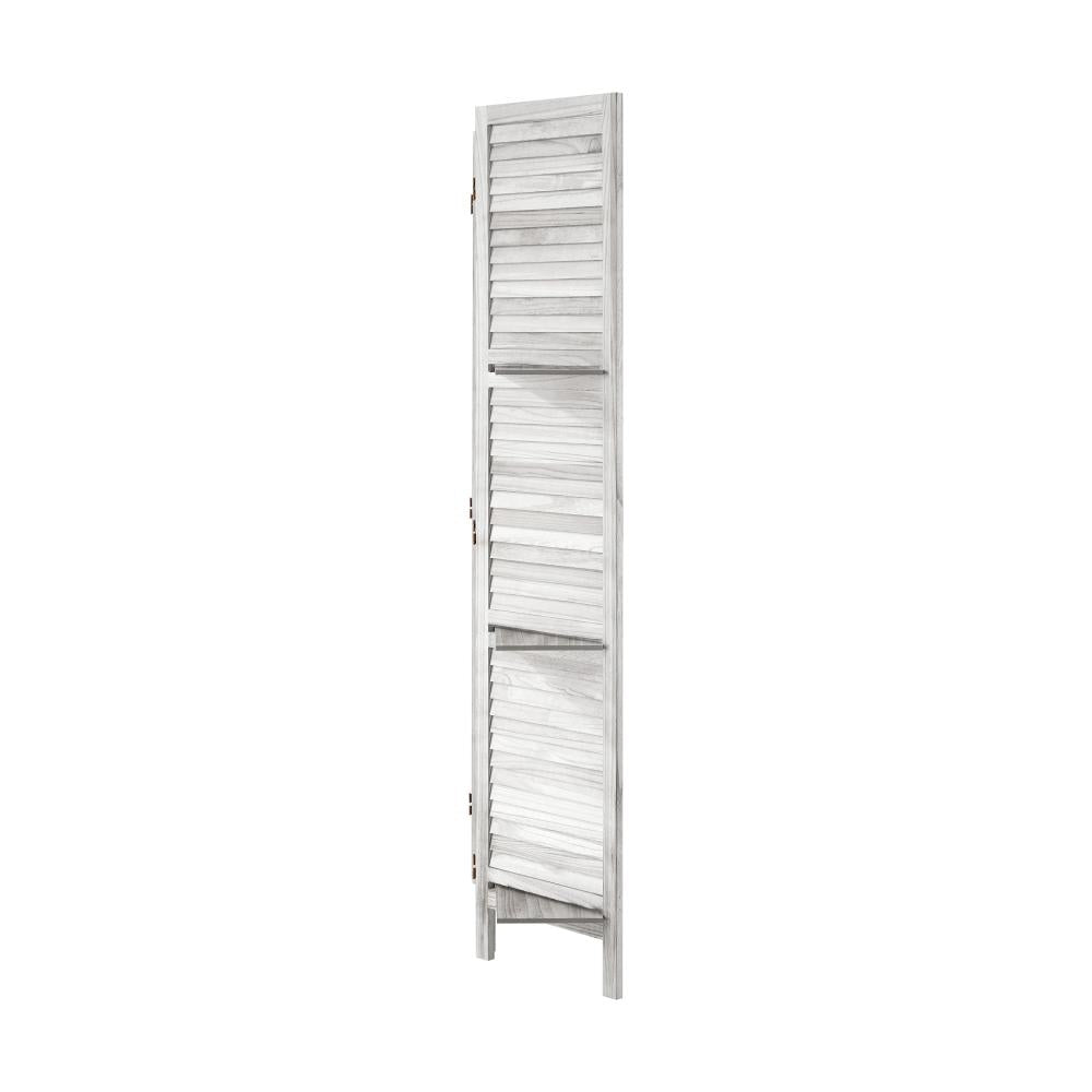 Amalfi Timber Louvre Room Divider Privacy Screen| Versatile Room Panel Divider Display