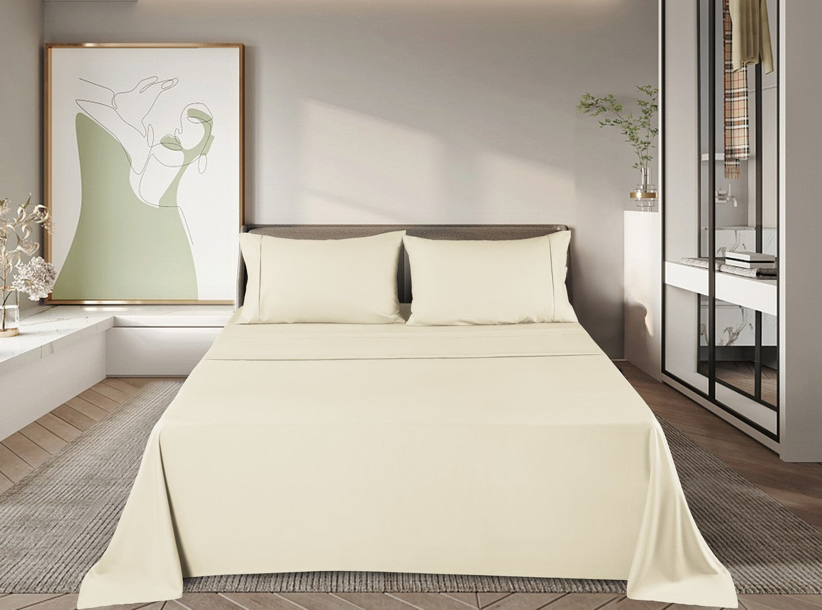 Premium Cooling 100% Bamboo Sheet Set | Soft Cooling Bamboo Sheets High Quality Bamboo