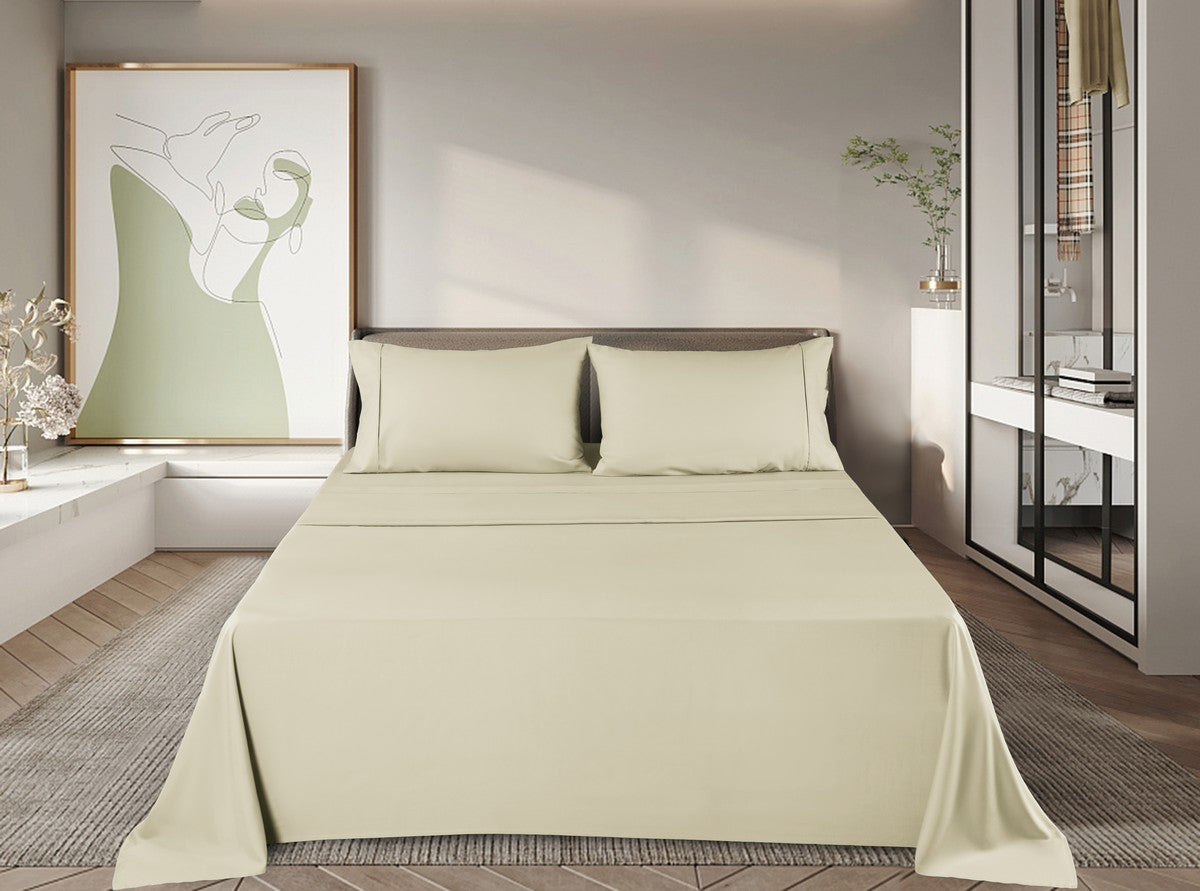 Premium Cooling 100% Bamboo Sheet Set | Soft Cooling Bamboo Sheets High Quality Bamboo