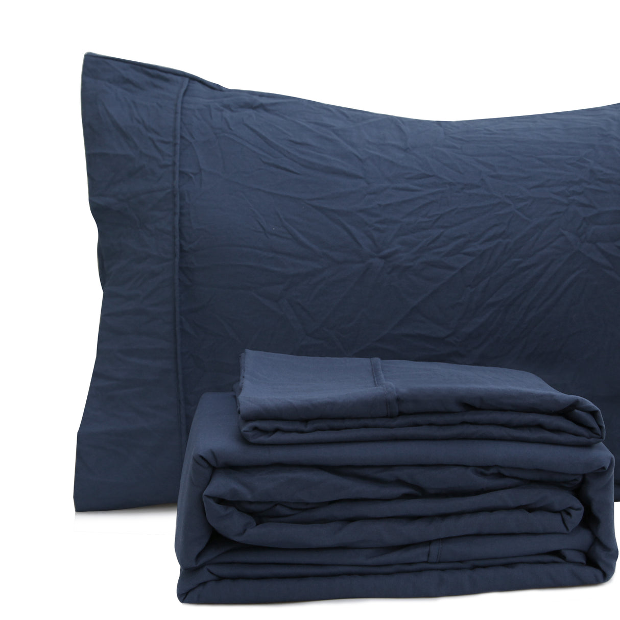 Ramesses 2000TC Soft Pebble Wash Sheet Set | Vintage Wash Breathable Sheets