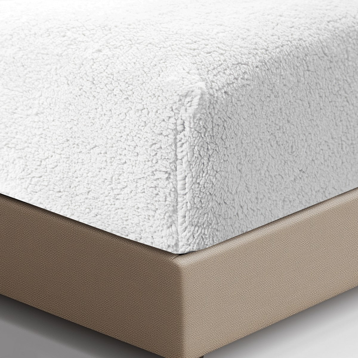 Ultra Soft Sherpa Fleece Fitted Sheet Combo Set by Ramesses | Fluffy Warm Winter Bedding Set