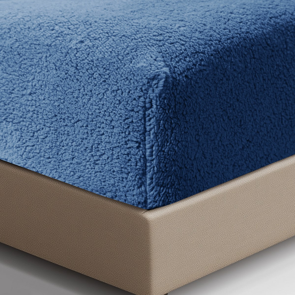 Ultra Soft Sherpa Fleece Fitted Sheet Combo Set by Ramesses | Fluffy Warm Winter Bedding Set