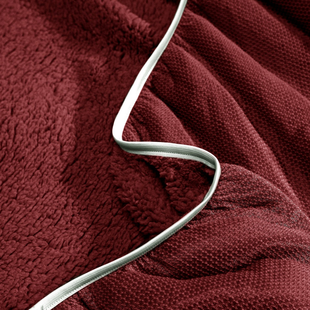 Ultra Soft Sherpa Fleece Fitted Sheet Combo Set by Ramesses | Fluffy Warm Winter Bedding Set