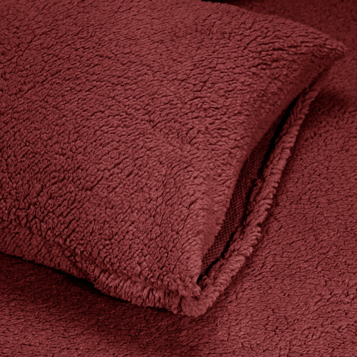 Ultra Soft Sherpa Fleece Fitted Sheet Combo Set by Ramesses | Fluffy Warm Winter Bedding Set