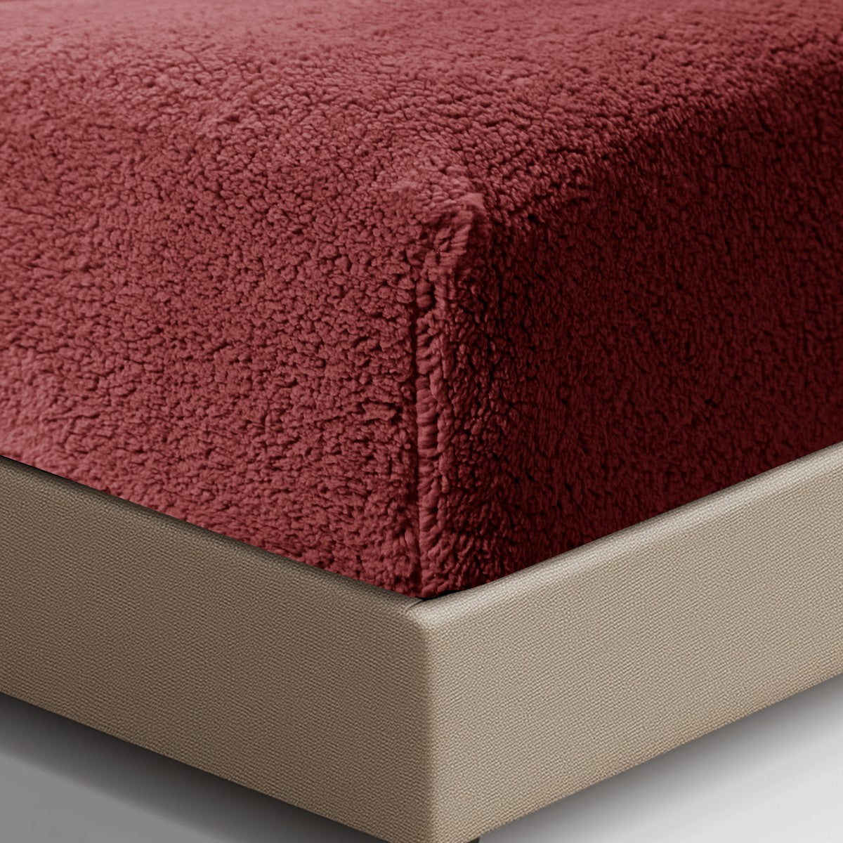 Ultra Soft Sherpa Fleece Fitted Sheet Combo Set by Ramesses | Fluffy Warm Winter Bedding Set