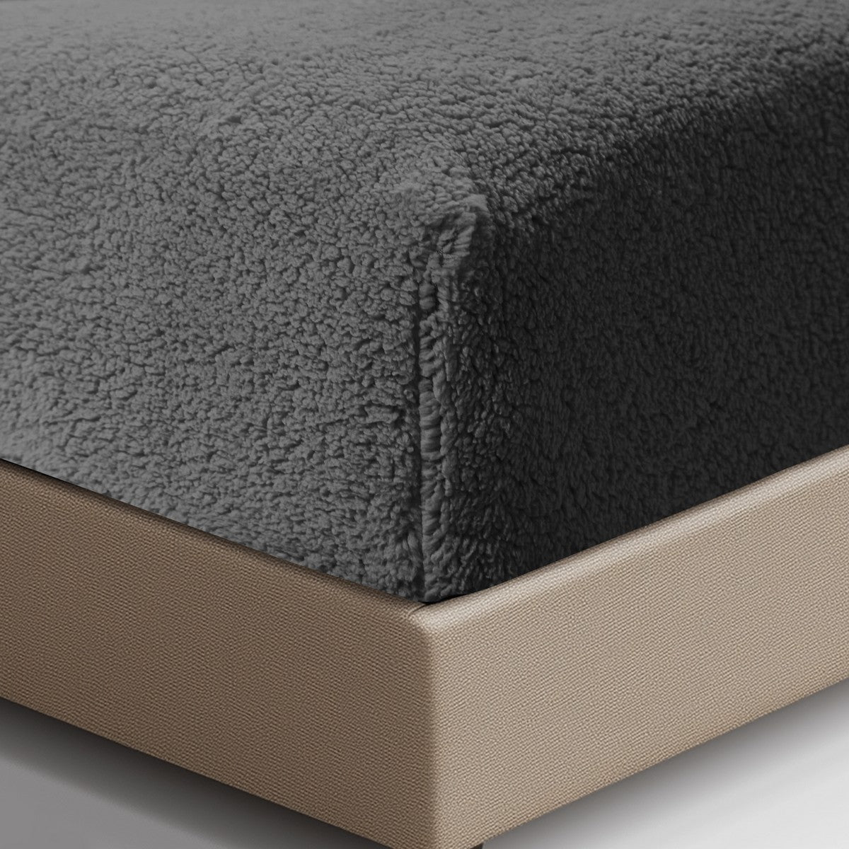 Ultra Soft Sherpa Fleece Fitted Sheet Combo Set by Ramesses | Fluffy Warm Winter Bedding Set