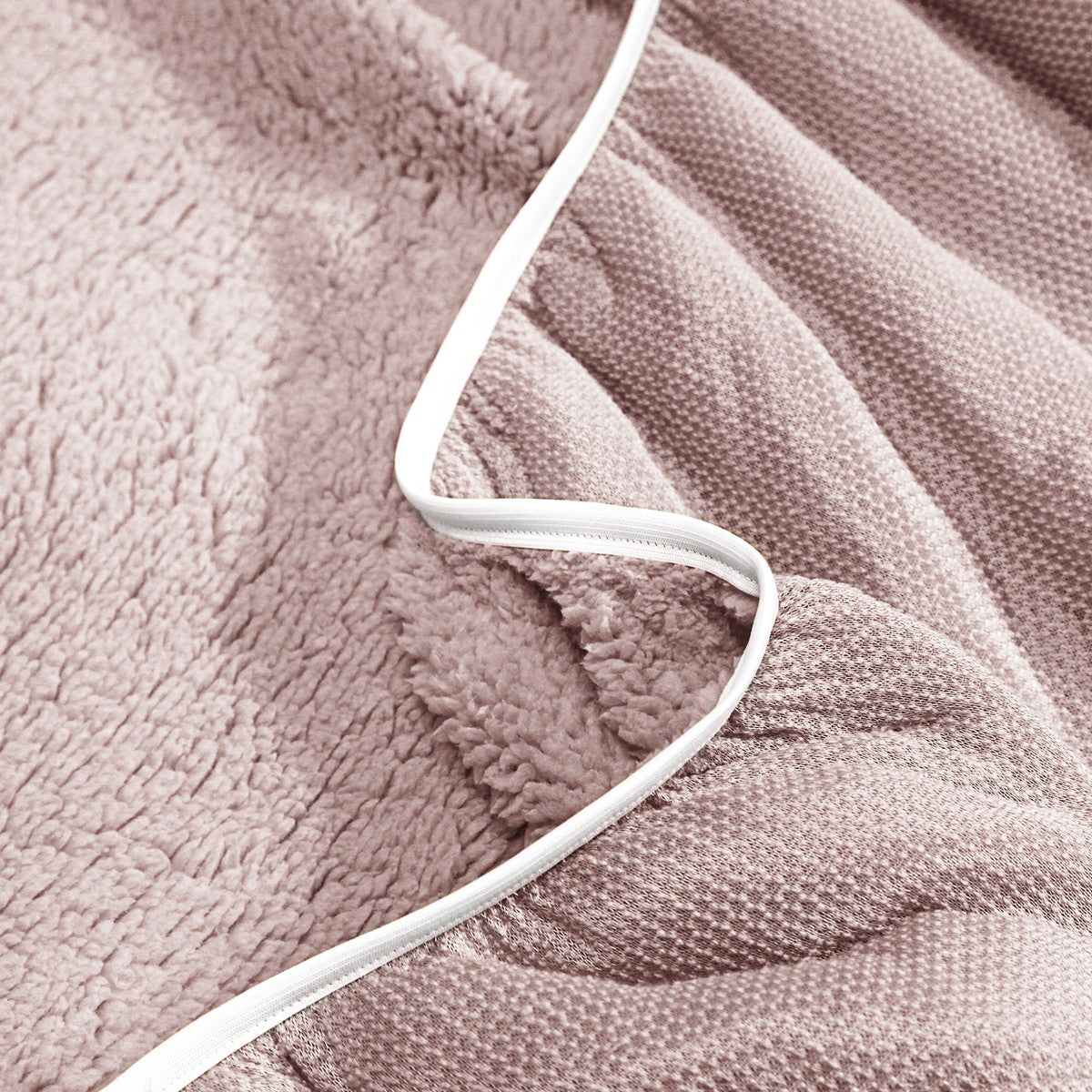 Ultra Soft Sherpa Fleece Fitted Sheet Combo Set by Ramesses | Fluffy Warm Winter Bedding Set