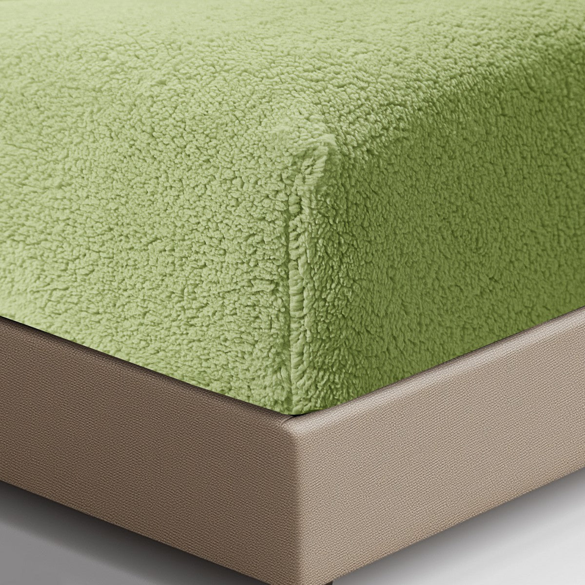 Ultra Soft Sherpa Fleece Fitted Sheet Combo Set by Ramesses | Fluffy Warm Winter Bedding Set