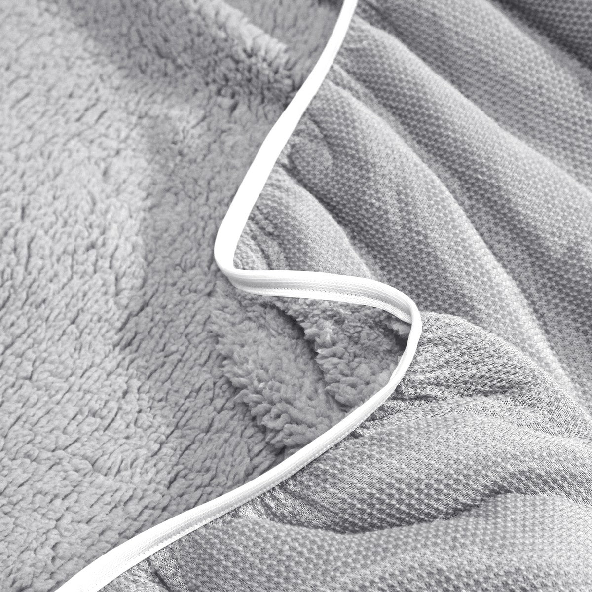 Ultra Soft Sherpa Fleece Fitted Sheet Combo Set by Ramesses | Fluffy Warm Winter Bedding Set