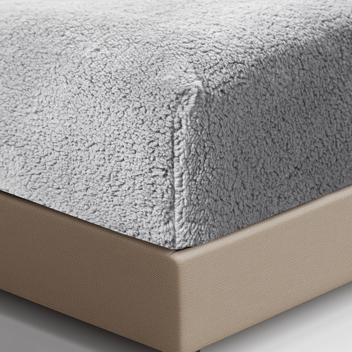 Ultra Soft Sherpa Fleece Fitted Sheet Combo Set by Ramesses | Fluffy Warm Winter Bedding Set