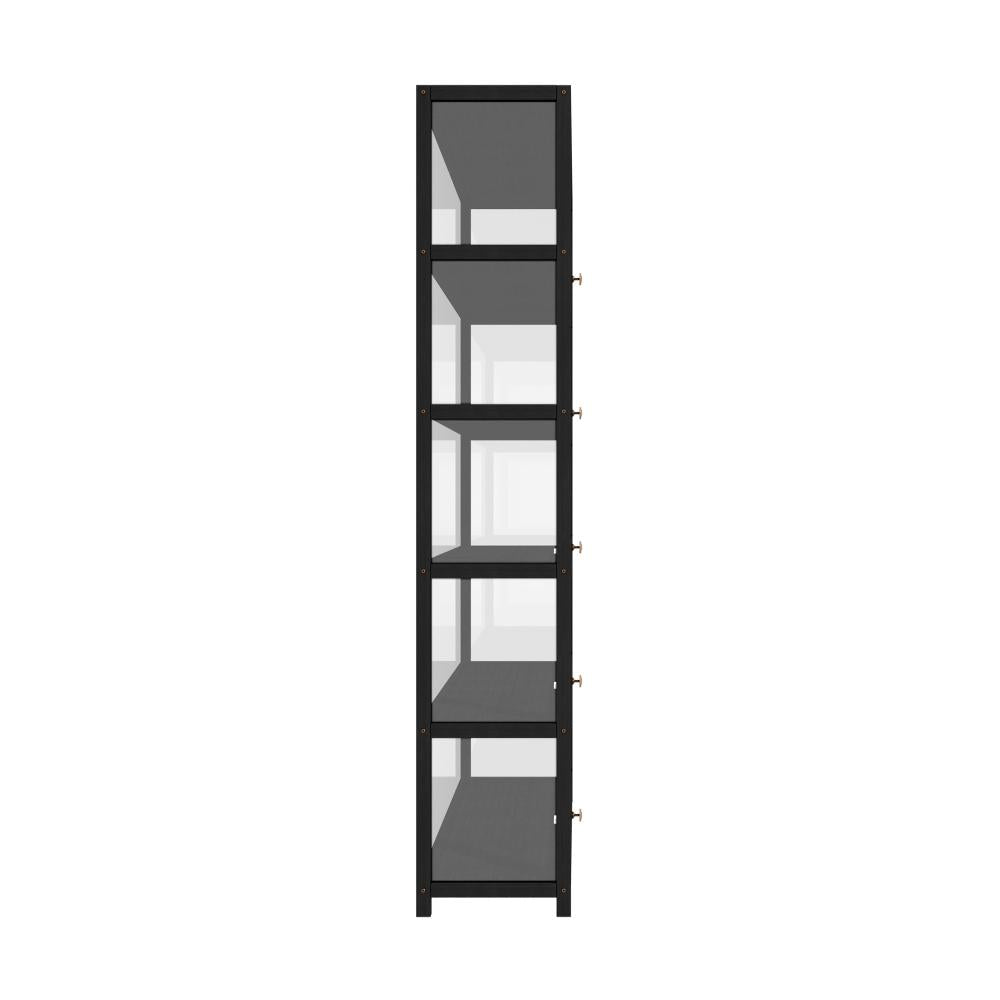 Centrum Bamboo Multi Tier Storage Unit | Versatile Bamboo and Acrylic Display Cabinet