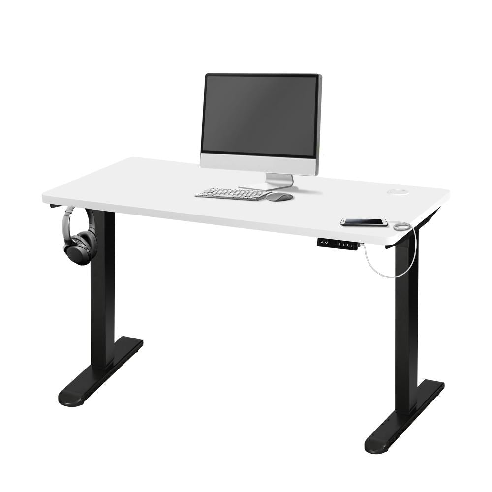 Leno Premium 71-116cm Electric Adjustable Standing Desk | Motorised Office Desk with USB & Type C Ports