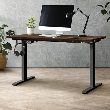 Leno Premium 71-116cm Electric Adjustable Standing Desk | Motorised Office Desk with USB & Type C Ports