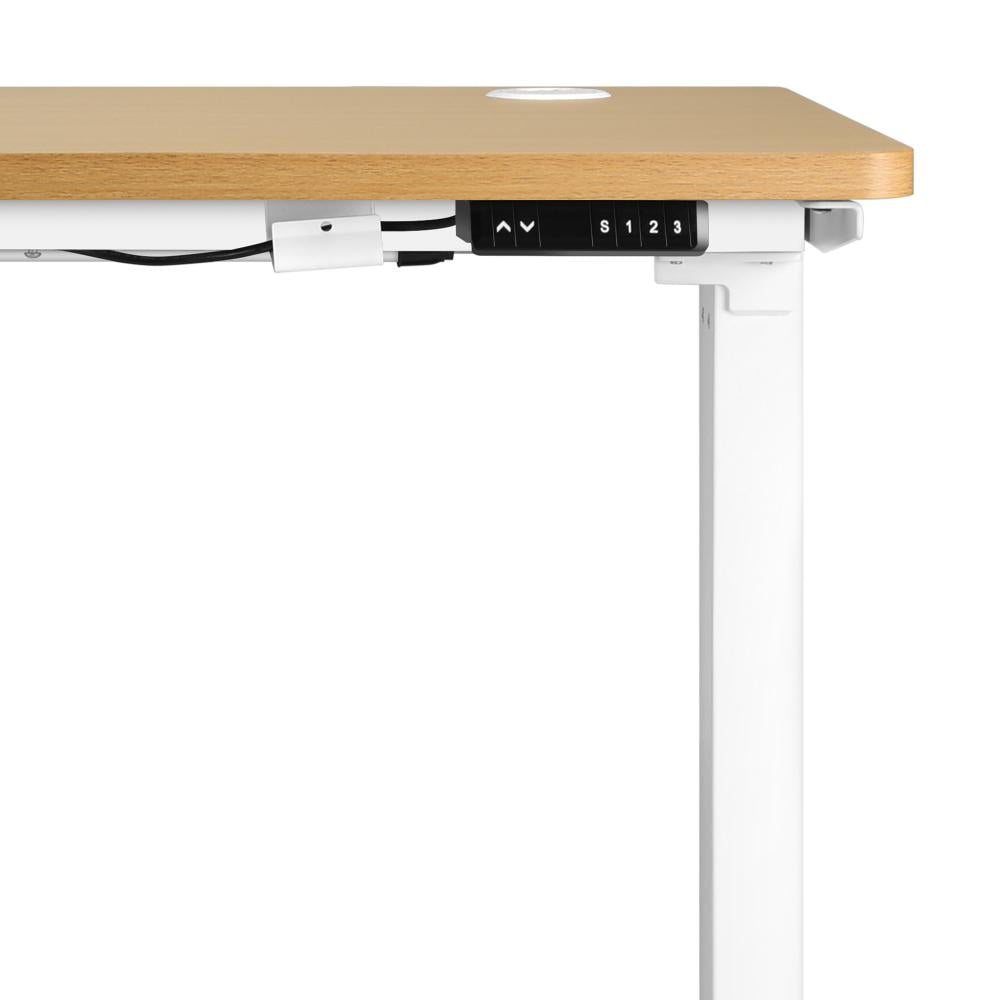 Leno Premium 71-116cm Electric Adjustable Standing Desk | Motorised Office Desk with USB & Type C Ports