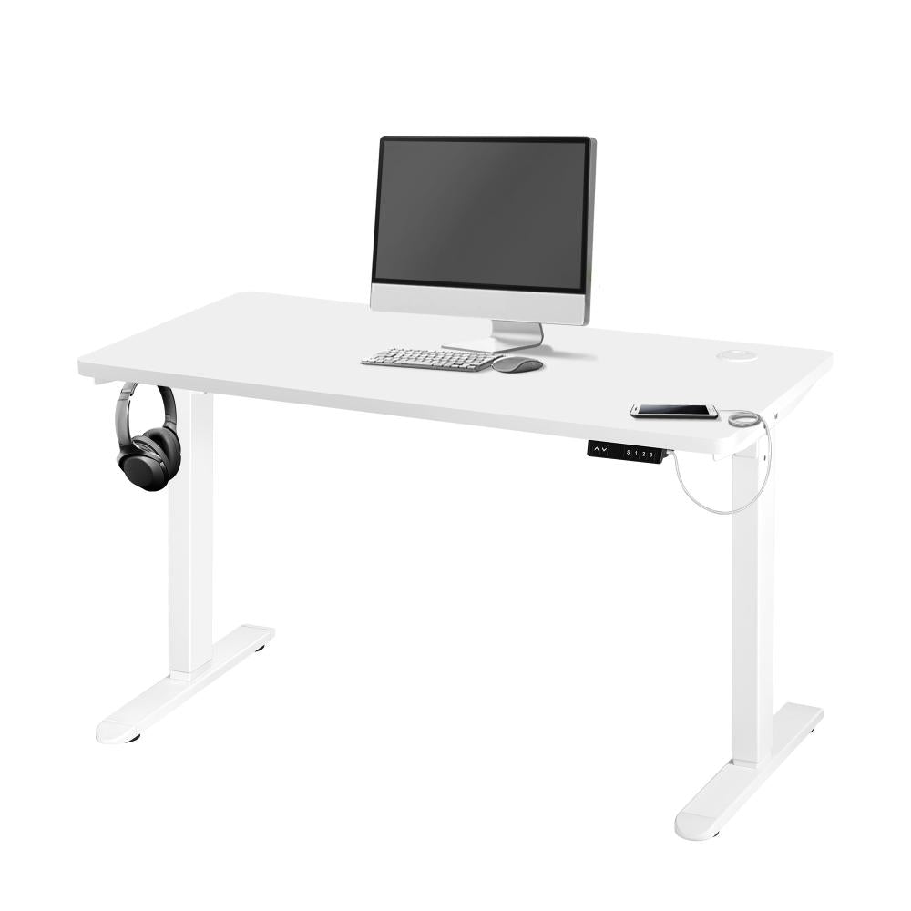 Leno Premium 71-116cm Electric Adjustable Standing Desk | Motorised Office Desk with USB & Type C Ports
