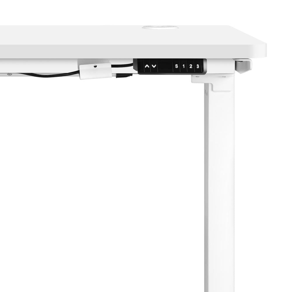 Leno Premium 71-116cm Electric Adjustable Standing Desk | Motorised Office Desk with USB & Type C Ports