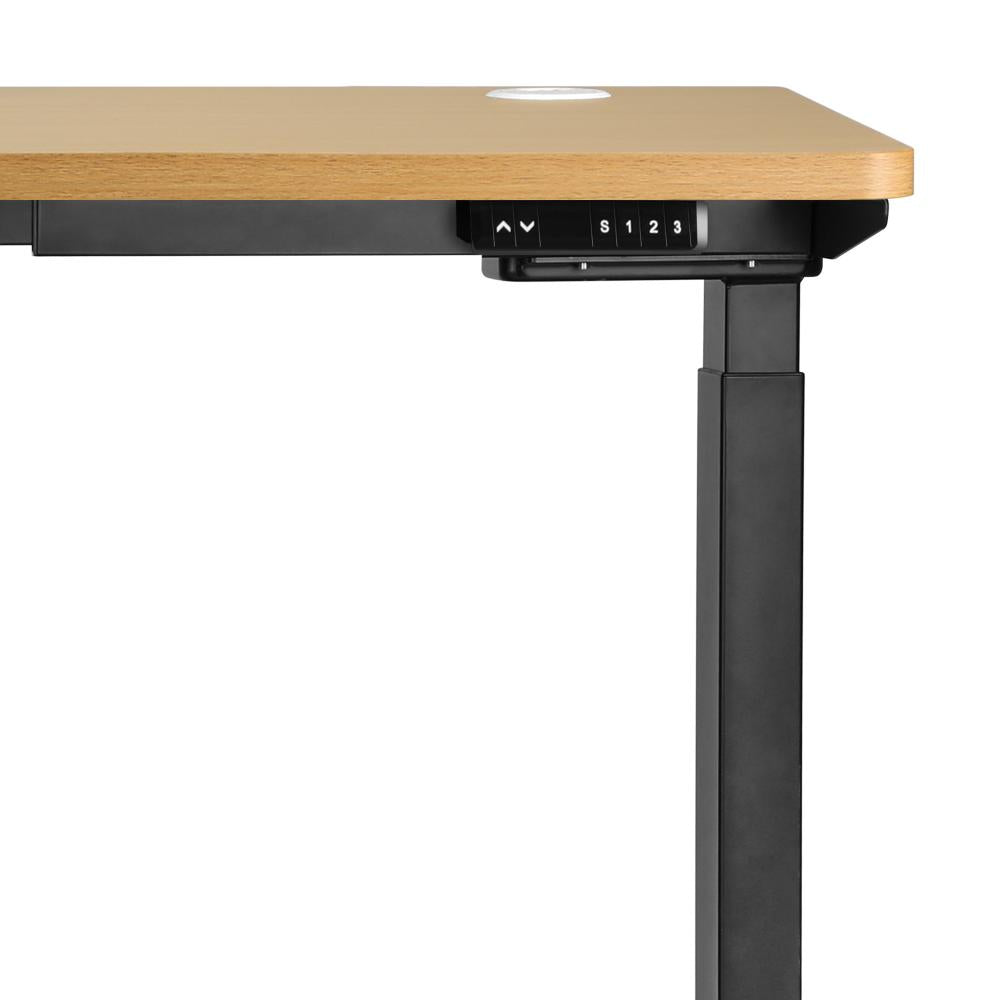Milos Ultra Premium 71-116cm Electric Dual Motor Standing Desk | Motorised Office Desk with USB & Type C Ports