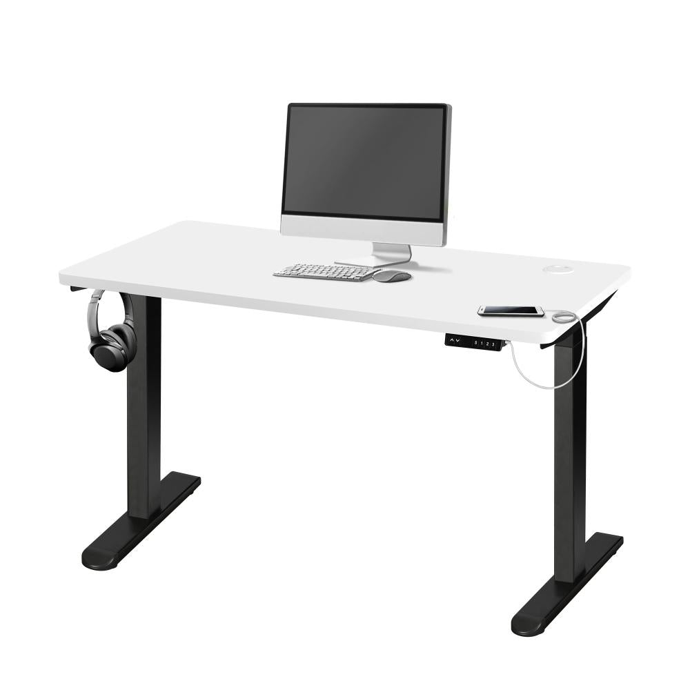 Milos Ultra Premium 71-116cm Electric Dual Motor Standing Desk | Motorised Office Desk with USB & Type C Ports