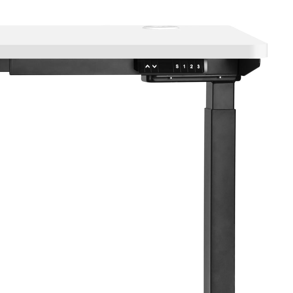 Milos Ultra Premium 71-116cm Electric Dual Motor Standing Desk | Motorised Office Desk with USB & Type C Ports