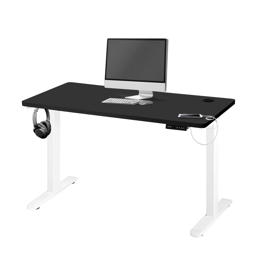 Milos Ultra Premium 71-116cm Electric Dual Motor Standing Desk | Motorised Office Desk with USB & Type C Ports
