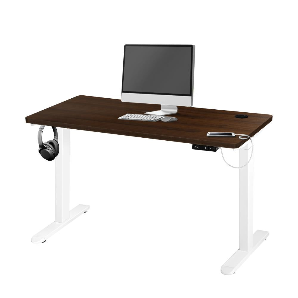 Milos Ultra Premium 71-116cm Electric Dual Motor Standing Desk | Motorised Office Desk with USB & Type C Ports
