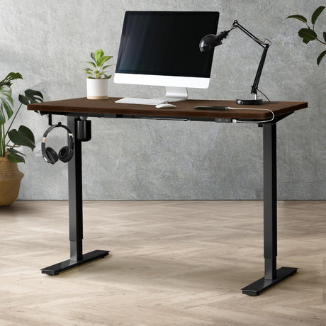 Sconza Deluxe 71-116cm Electric Adjustable Standing Desk | Motorised Office Desk with USB