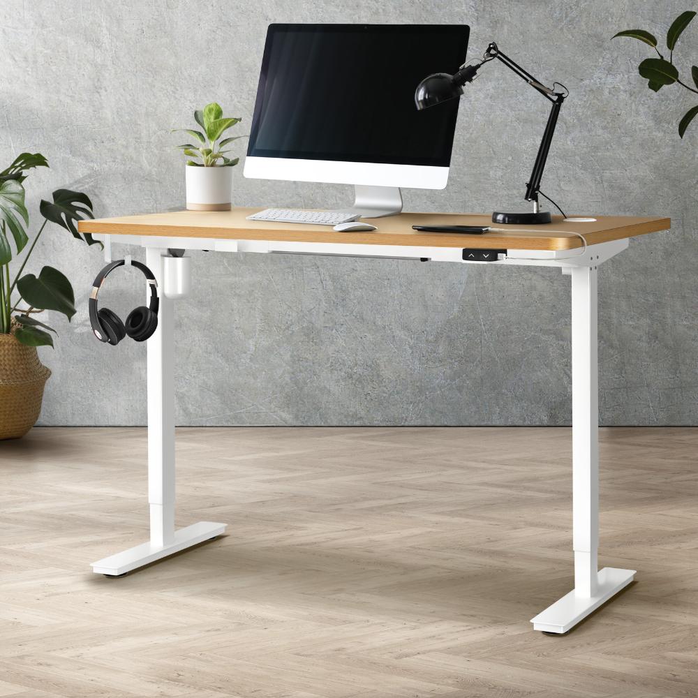 Sconza Deluxe 71-116cm Electric Adjustable Standing Desk | Motorised Office Desk with USB