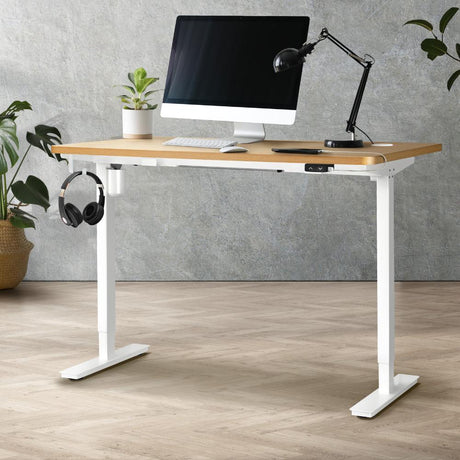 Sconza Deluxe 71-116cm Electric Adjustable Standing Desk | Motorised Office Desk with USB