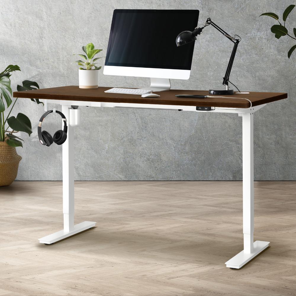 Sconza Deluxe 71-116cm Electric Adjustable Standing Desk | Motorised Office Desk with USB