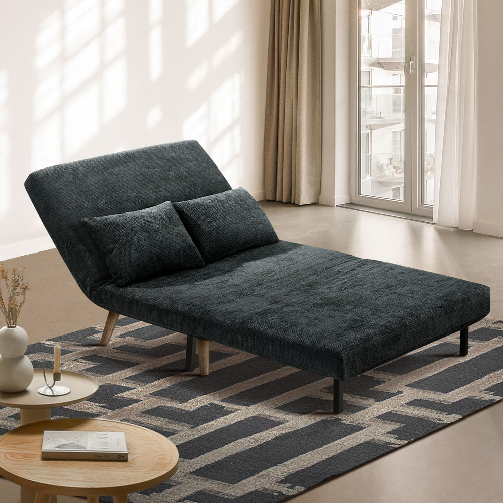 Amalfi Two In One Couch and Fold Out Sofa Bed | Versatile Adjustable Modern Sofa Chair