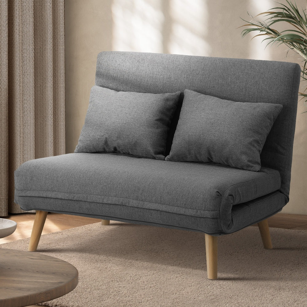 Amalfi Two In One Couch and Fold Out Sofa Bed | Versatile Adjustable Modern Sofa Chair