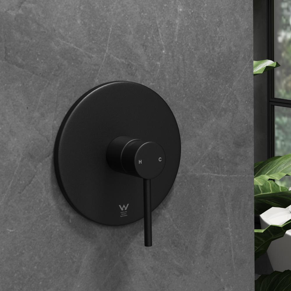 Super High Quality Shower Mixer in Black or Chrome | Ceramic Cartridge Solid Brass Mixer