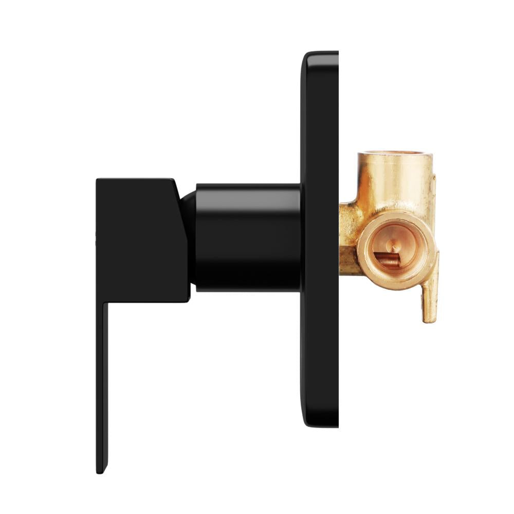 Super High Quality Shower Mixer in Black or Chrome | Ceramic Cartridge Solid Brass Mixer