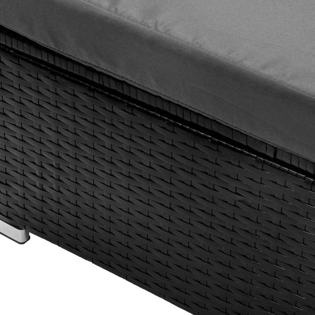 Milan High Quality Rattan Sun Lounger Day Bed | Adjustable Wicker Patio Pool Lounger