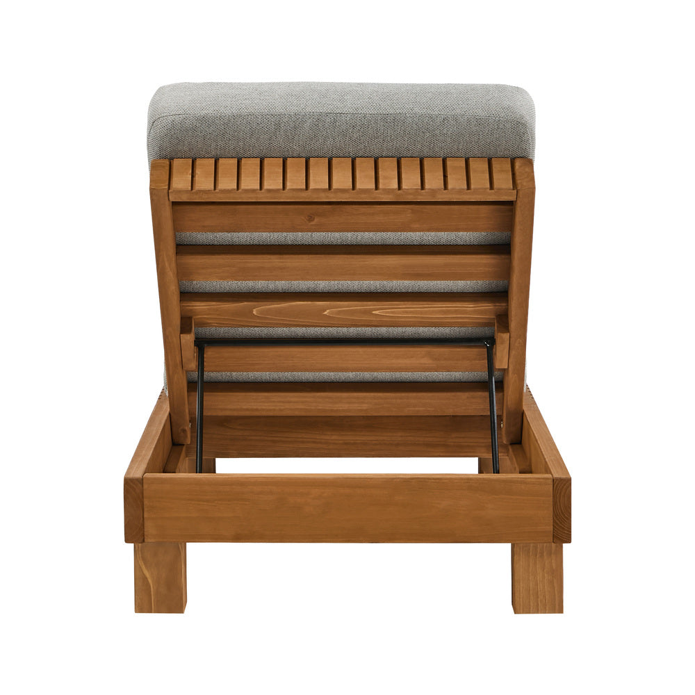 Capri Deluxe Outdoor Thick Cushion Pool Loungers | Wooden Adjustable Quality Day Bed Sun Loungers