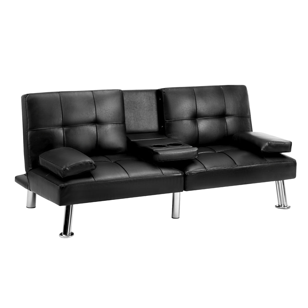 Marlo 3 Seater Sofa Couch and Fold Out Futon Bed | Adjustable Luxury Futon Sofa Couch