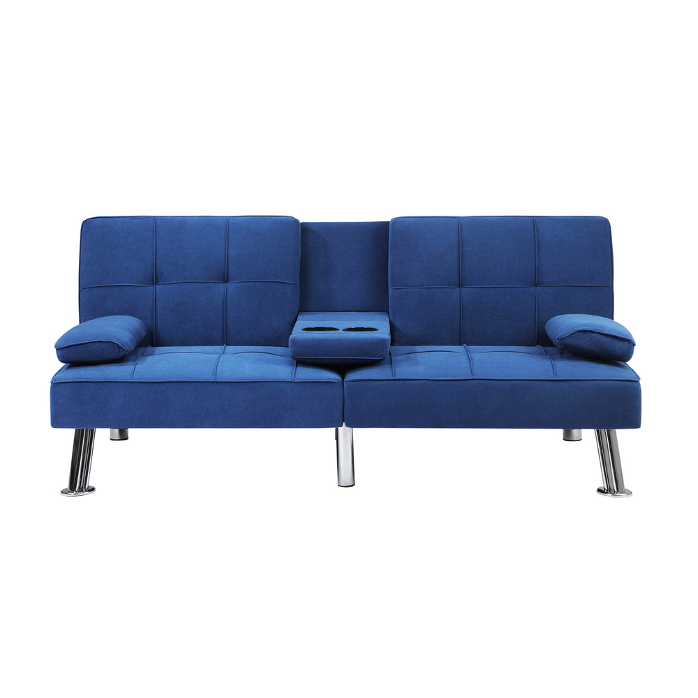 Marlo 3 Seater Sofa Couch and Fold Out Futon Bed | Adjustable Luxury Futon Sofa Couch