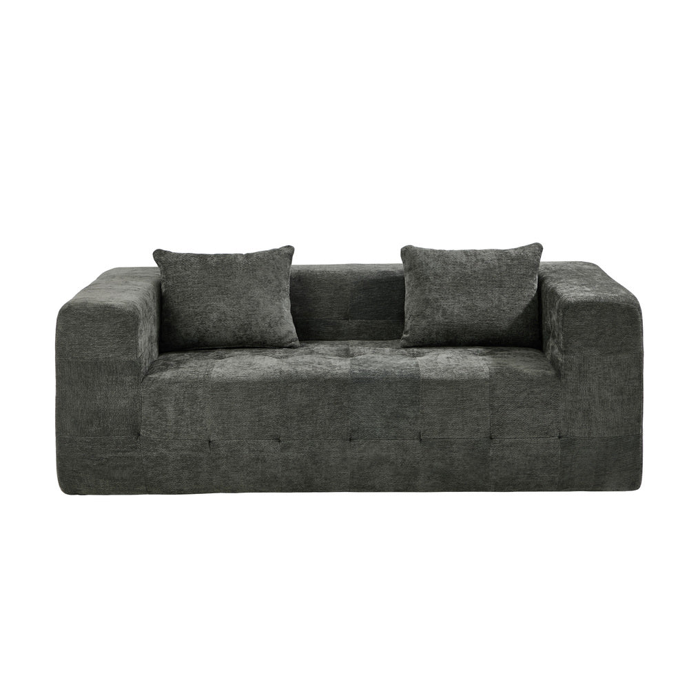 Bella Soft Chenille Two Seater Comfy Sofa Lounge | Compressed Sofa Box Lounge Unit