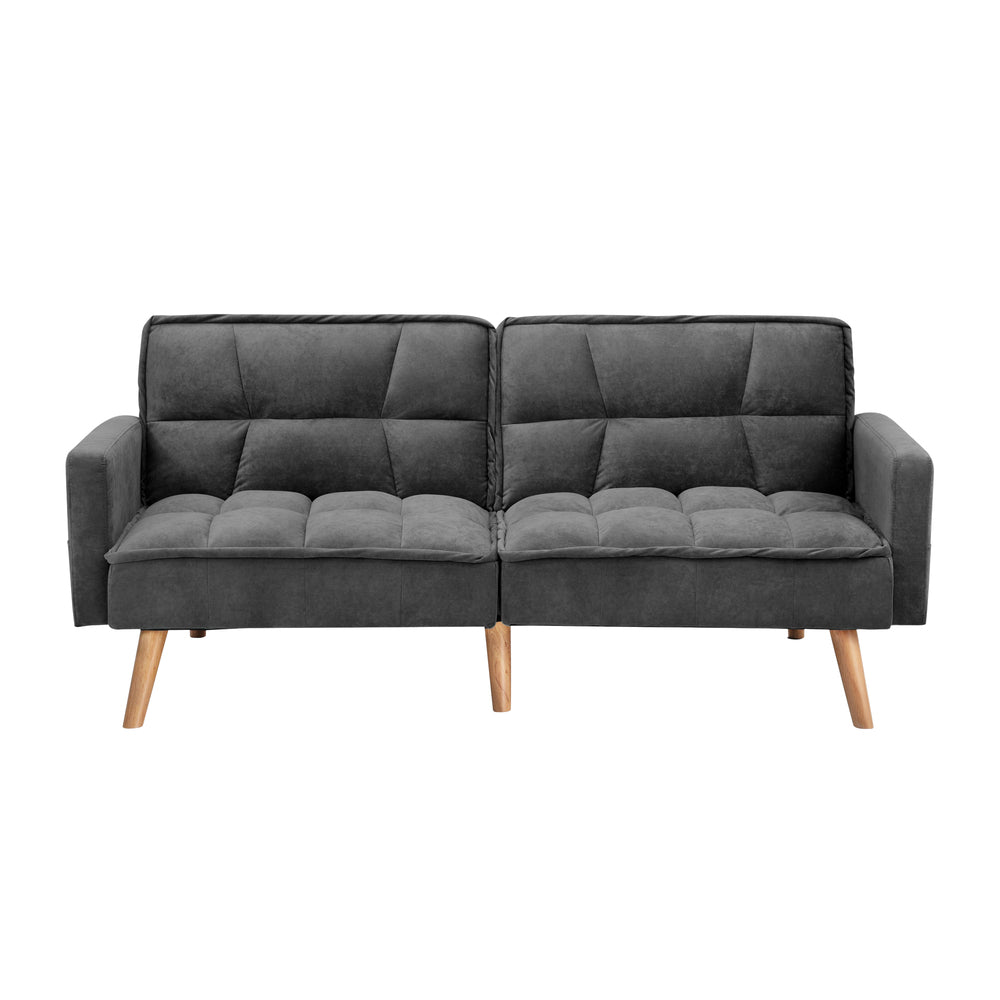 Sierra Two in One 3 Seater Sofa Couch and Fold Out Futon Bed | Super Luxury Converible Futon Sofa Couch