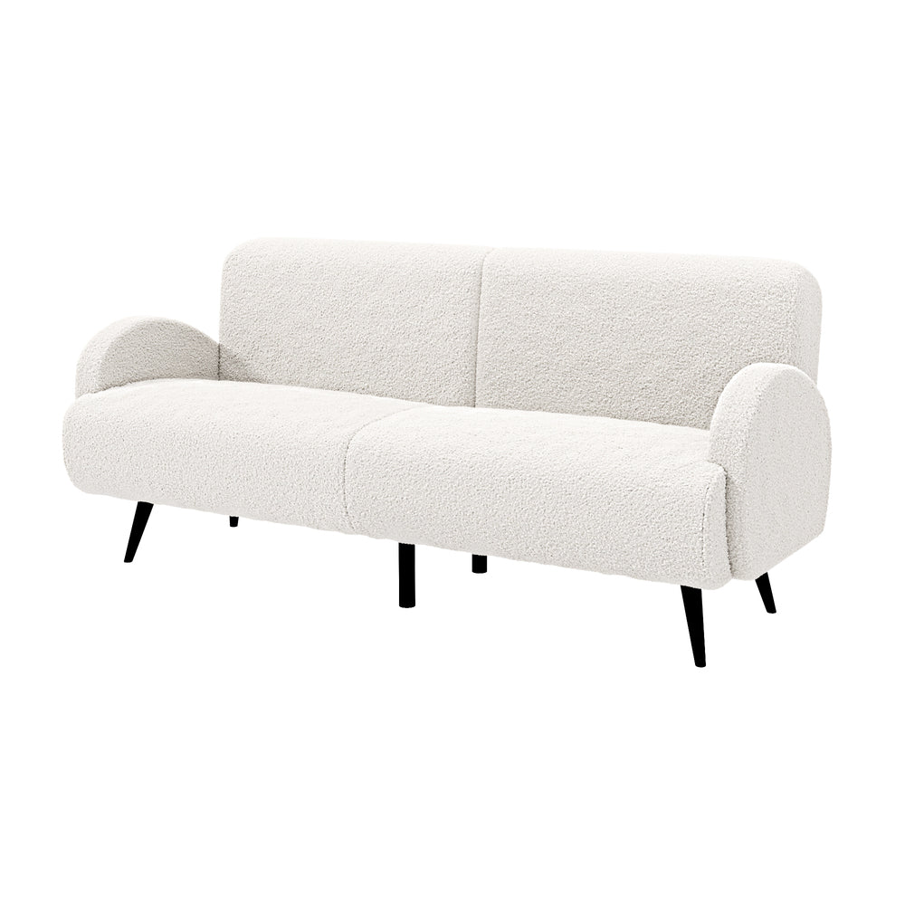 Teddy Milo Boucle 3 Seater Sofa Couch Lounge | Luxury Teddy Boucle Fabric Sofa Couch
