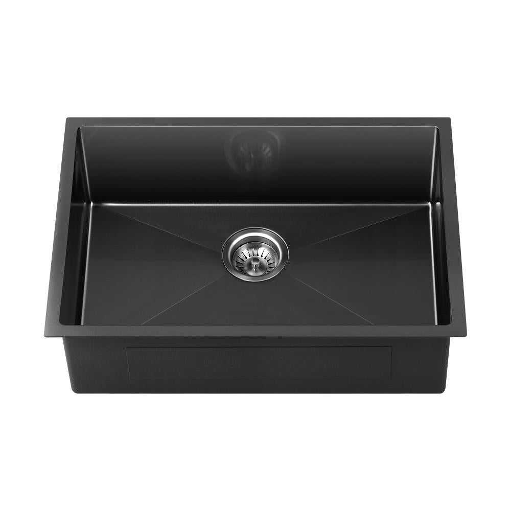 Super High Quality Stainless Steel Kitchen Sink in Black or Silver Finish | Kitchen Laundry Steel Sinks