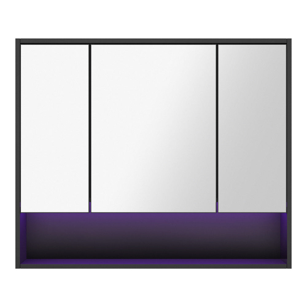 Miami Modern LED Bathroom Cabinet and Storage Unit | Multi Storage Bathroom Mirror Cabinet