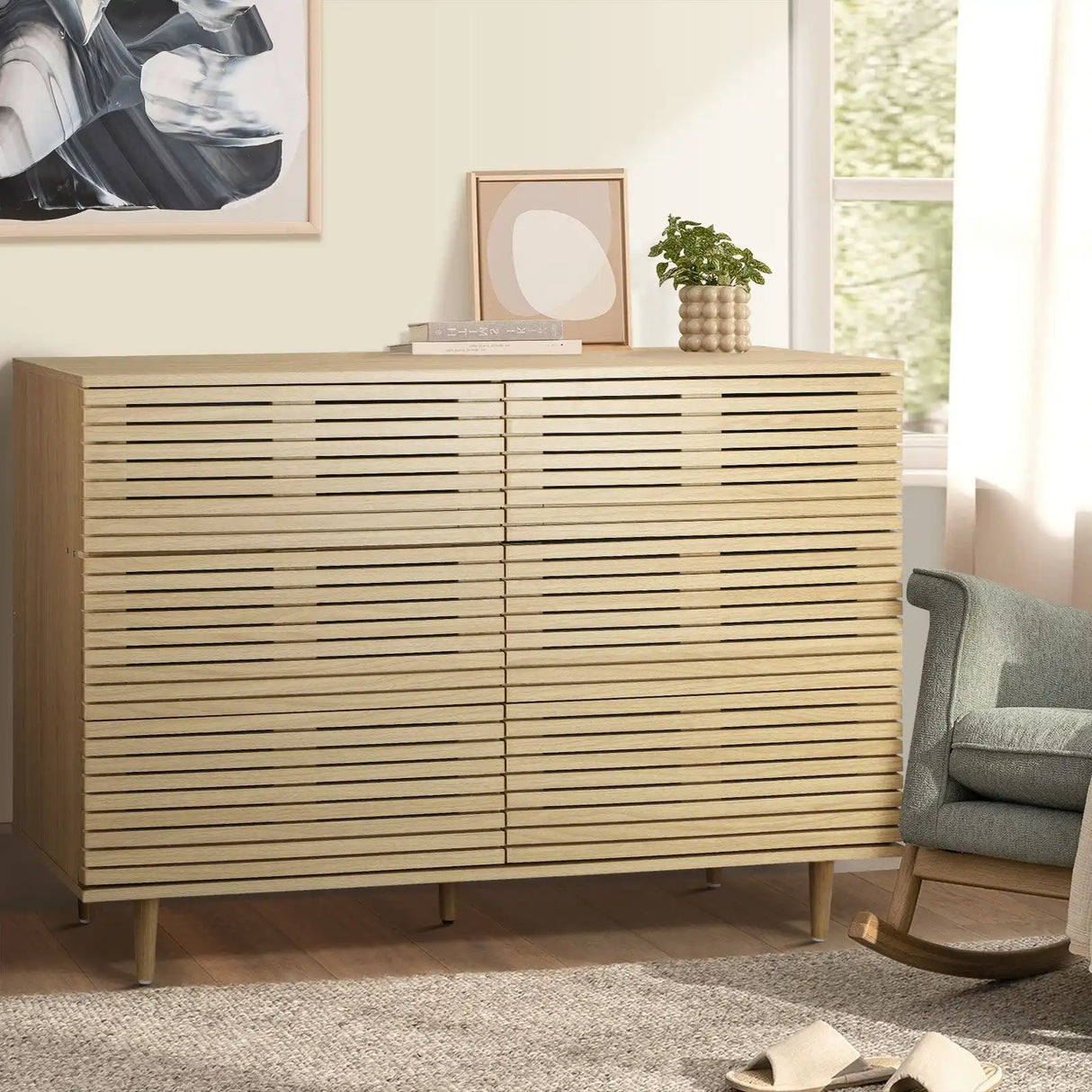 Centrum Bedroom 3 or 6 Chest of Drawers Tallboy Cabinet | Modern Tallboy Storage Dresser Cabinet