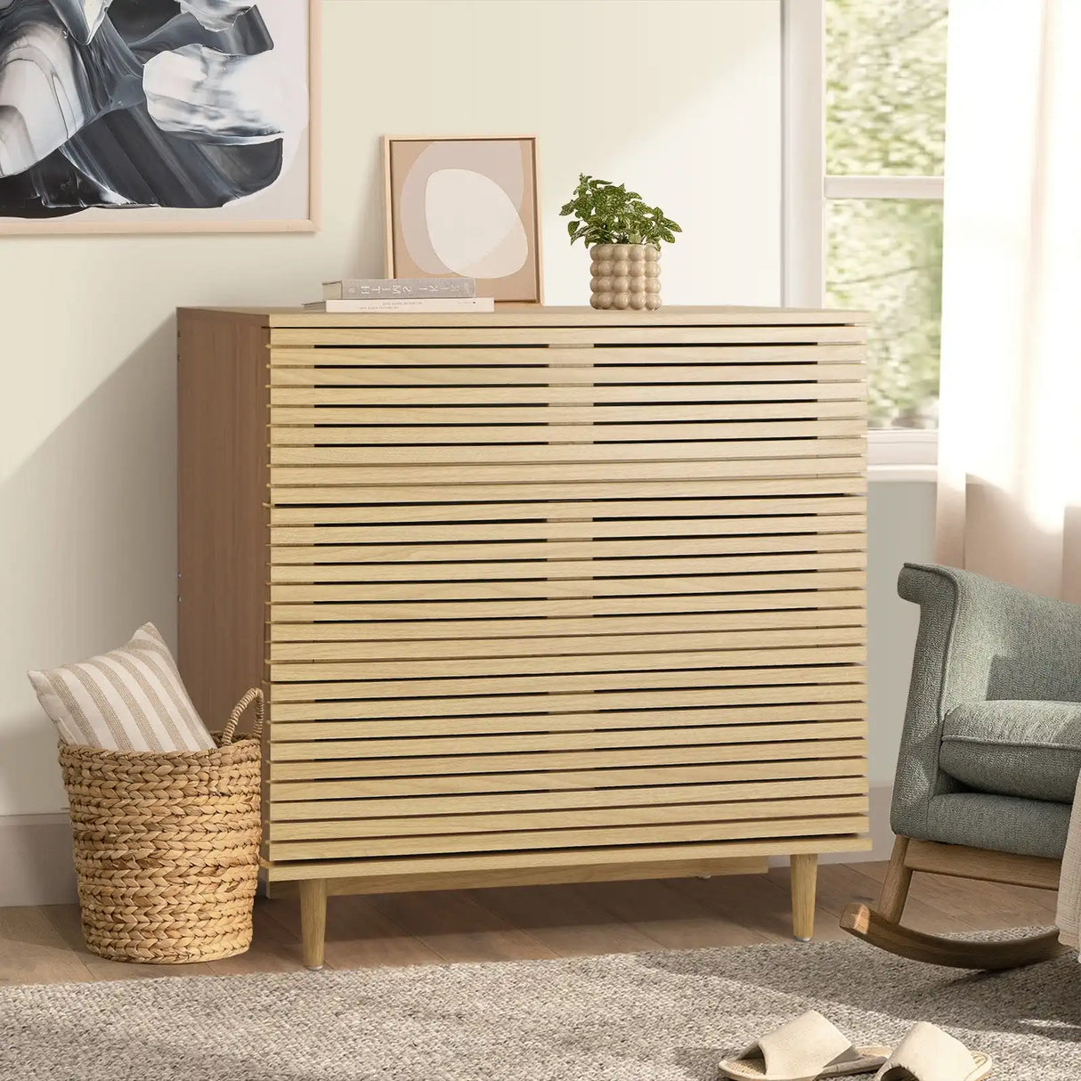 Centrum Bedroom 3 or 6 Chest of Drawers Tallboy Cabinet | Modern Tallboy Storage Dresser Cabinet