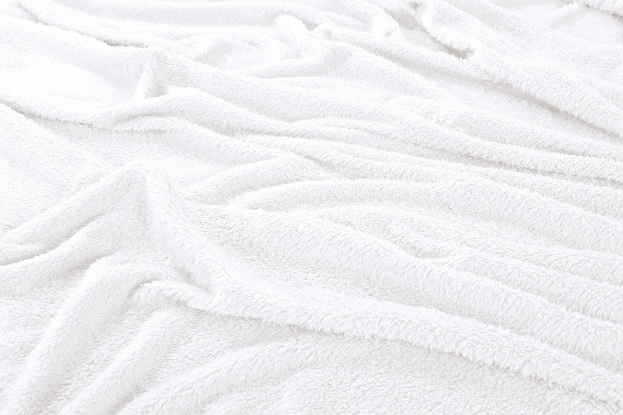 Fluffy Teddy Fleece Sheet Set | Ultra Warm Bedding Cover Soft Fluffy Sheets